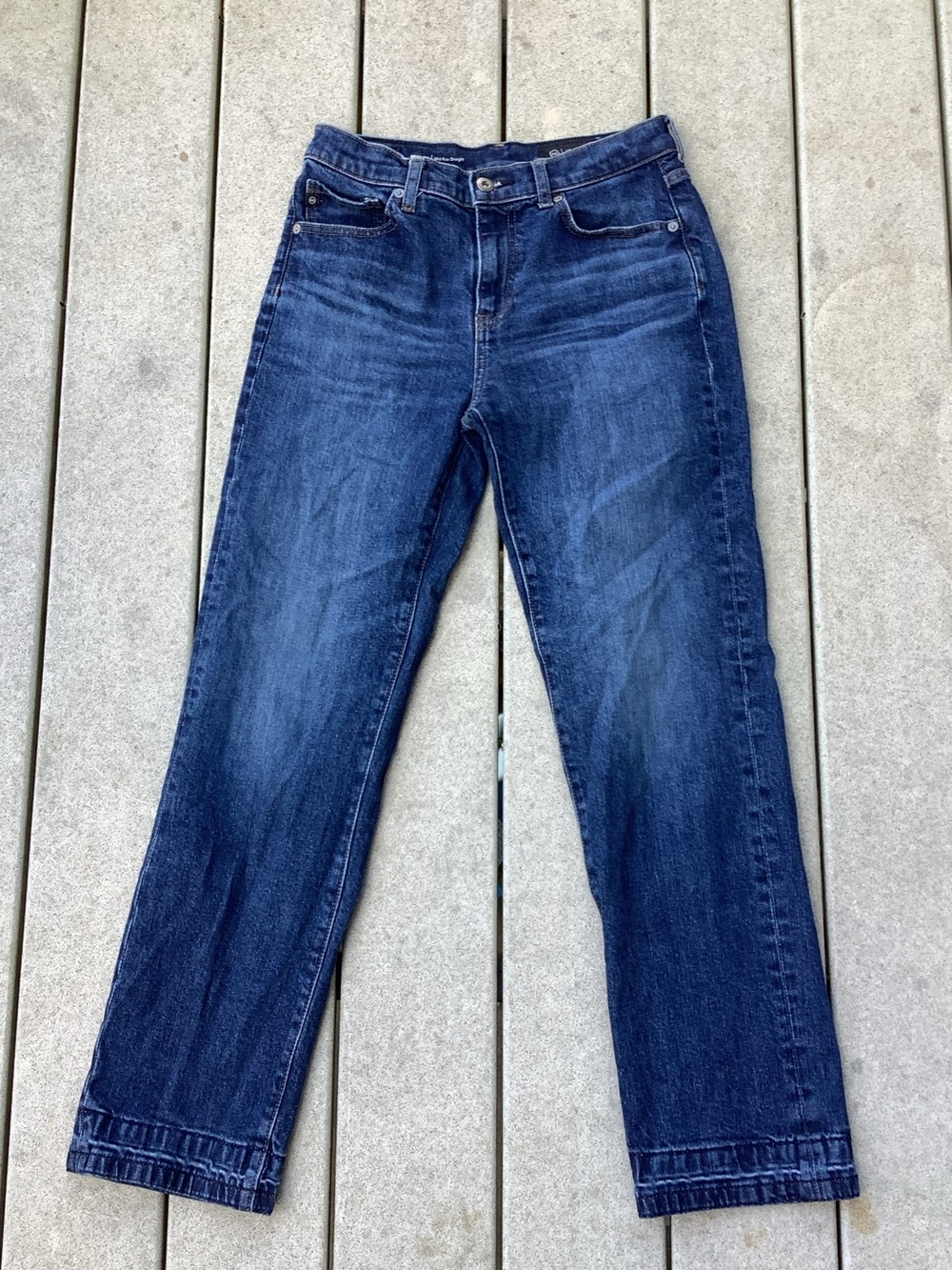 AG Brinley mid-rise straight jeans - 25